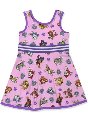 Paw Patrol Toddler Girls Fit and Flare Ultra Soft Dress