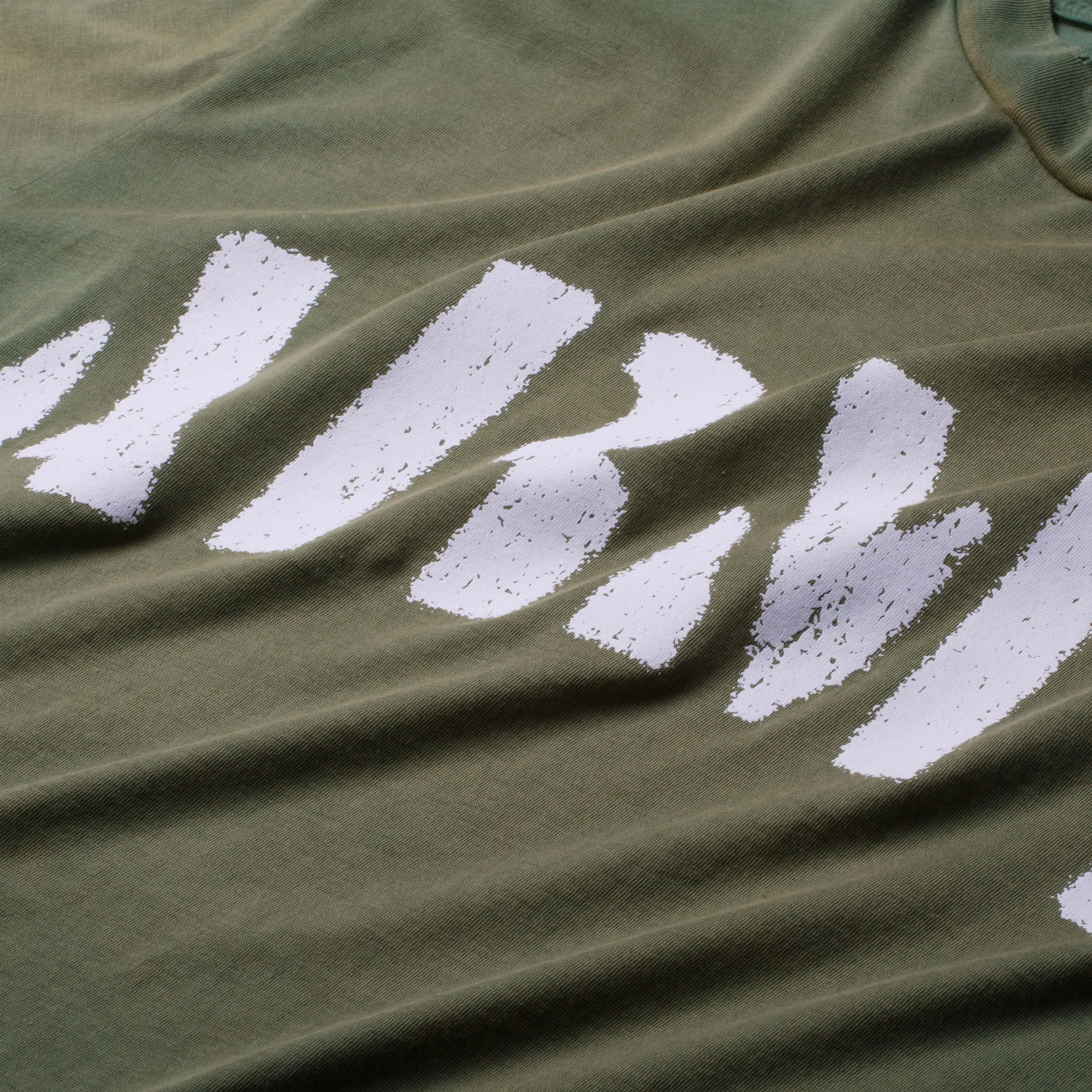 Pieces Army Tee Washed Olive