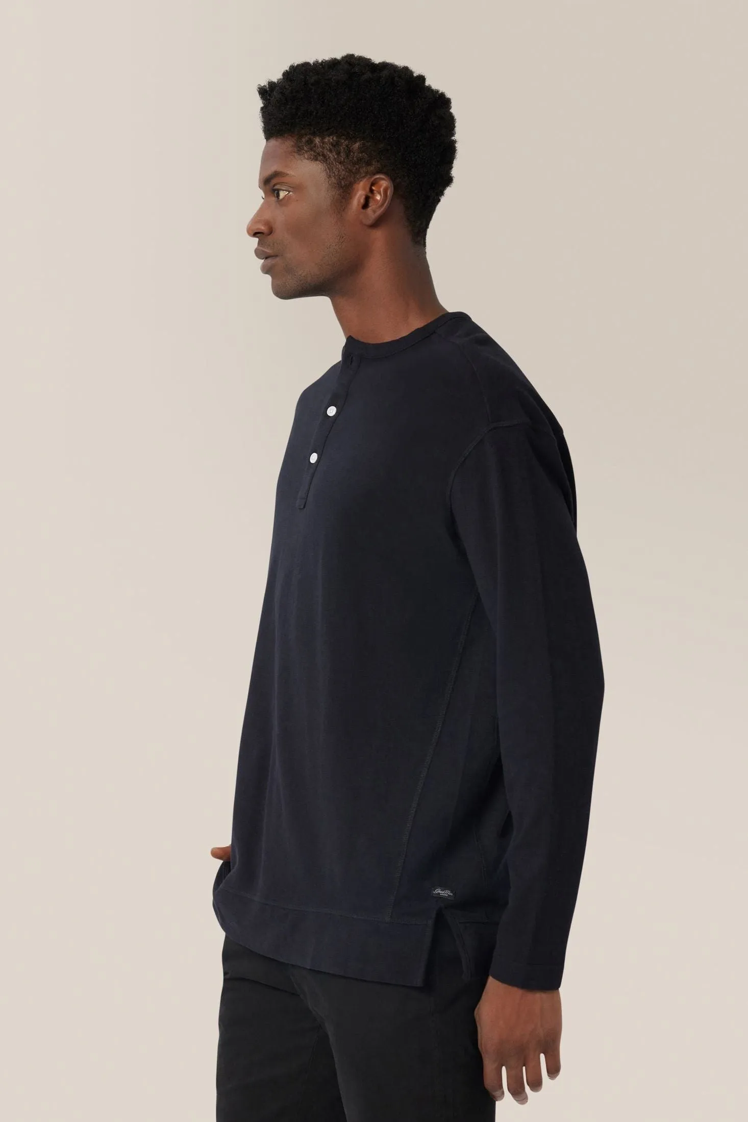 Relaxed Henley | Cotton