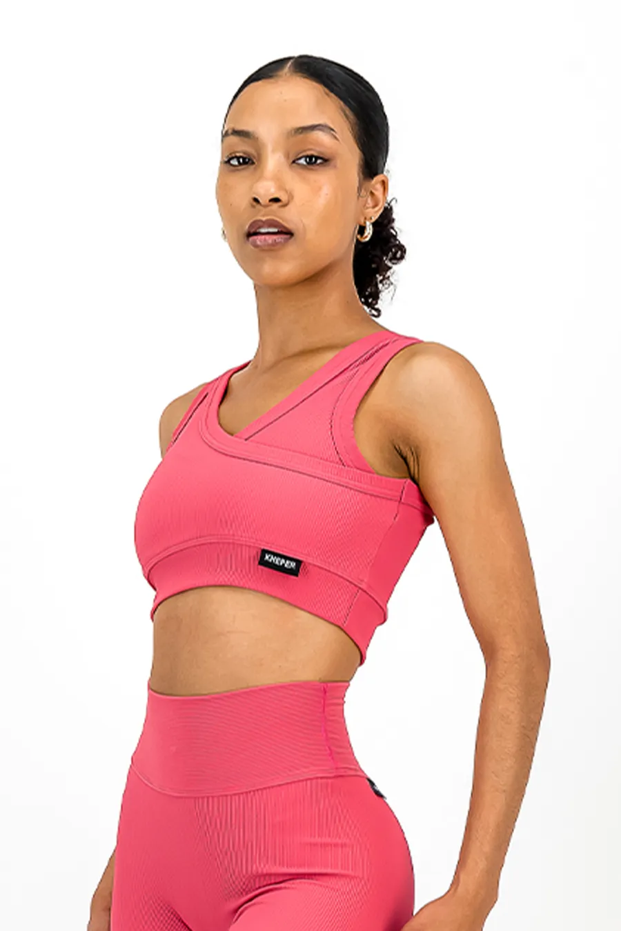 Rib Aspire Bra Top | Daiquiri