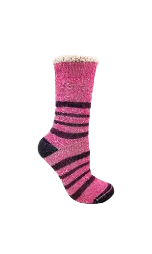 S833 Alpaca Thermal Sock Fushia Ladies Medium