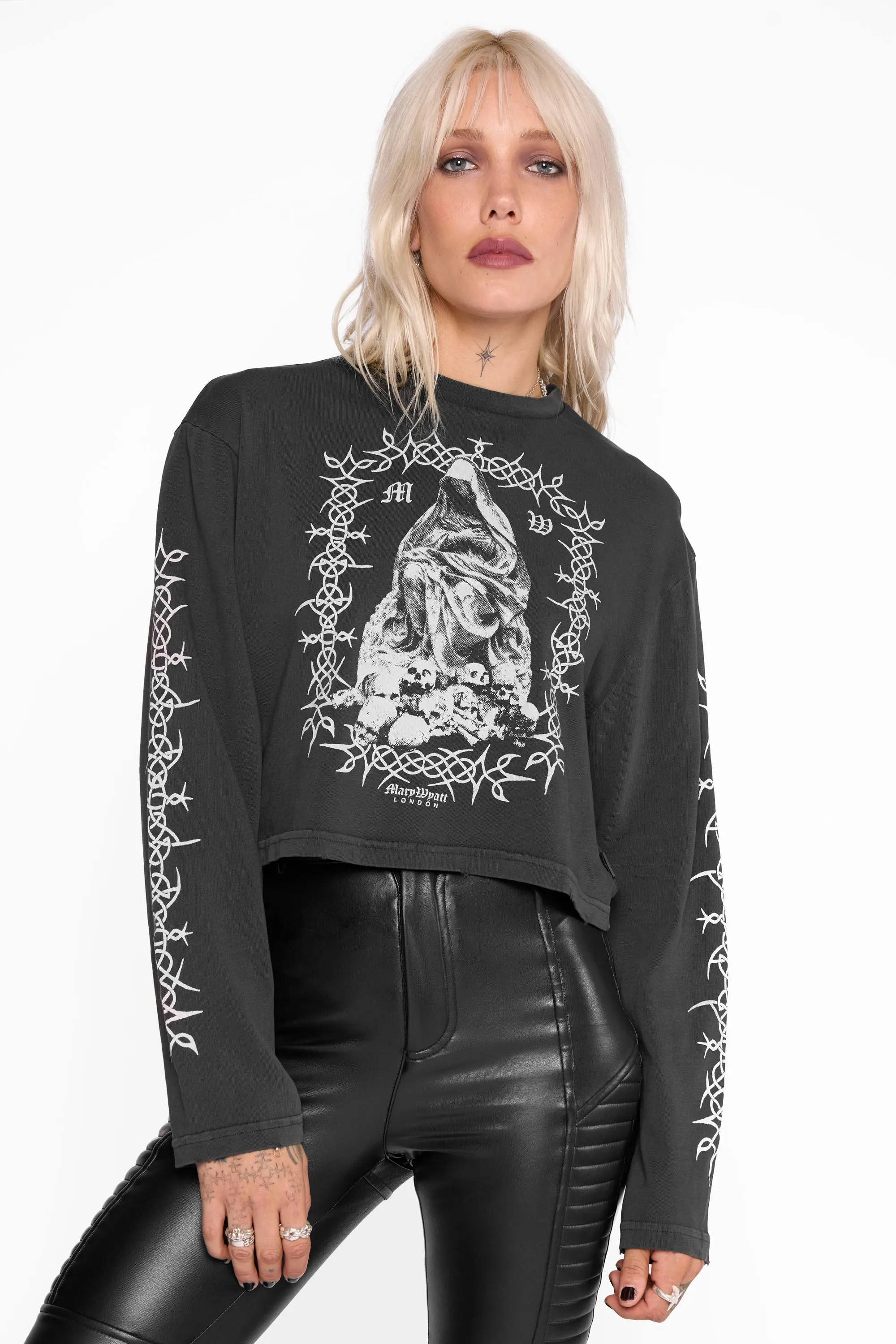 Sanctum Cropped Long Sleeve Tee