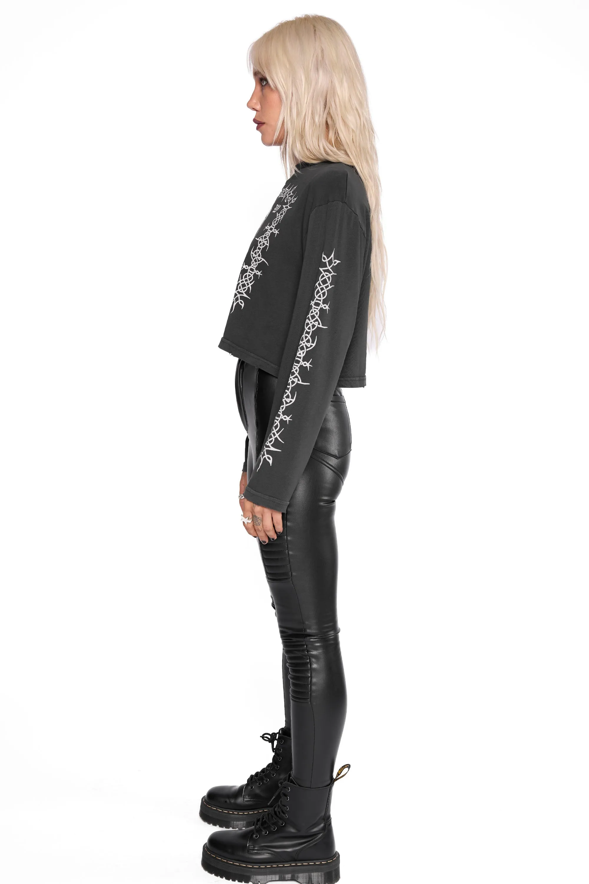 Sanctum Cropped Long Sleeve Tee