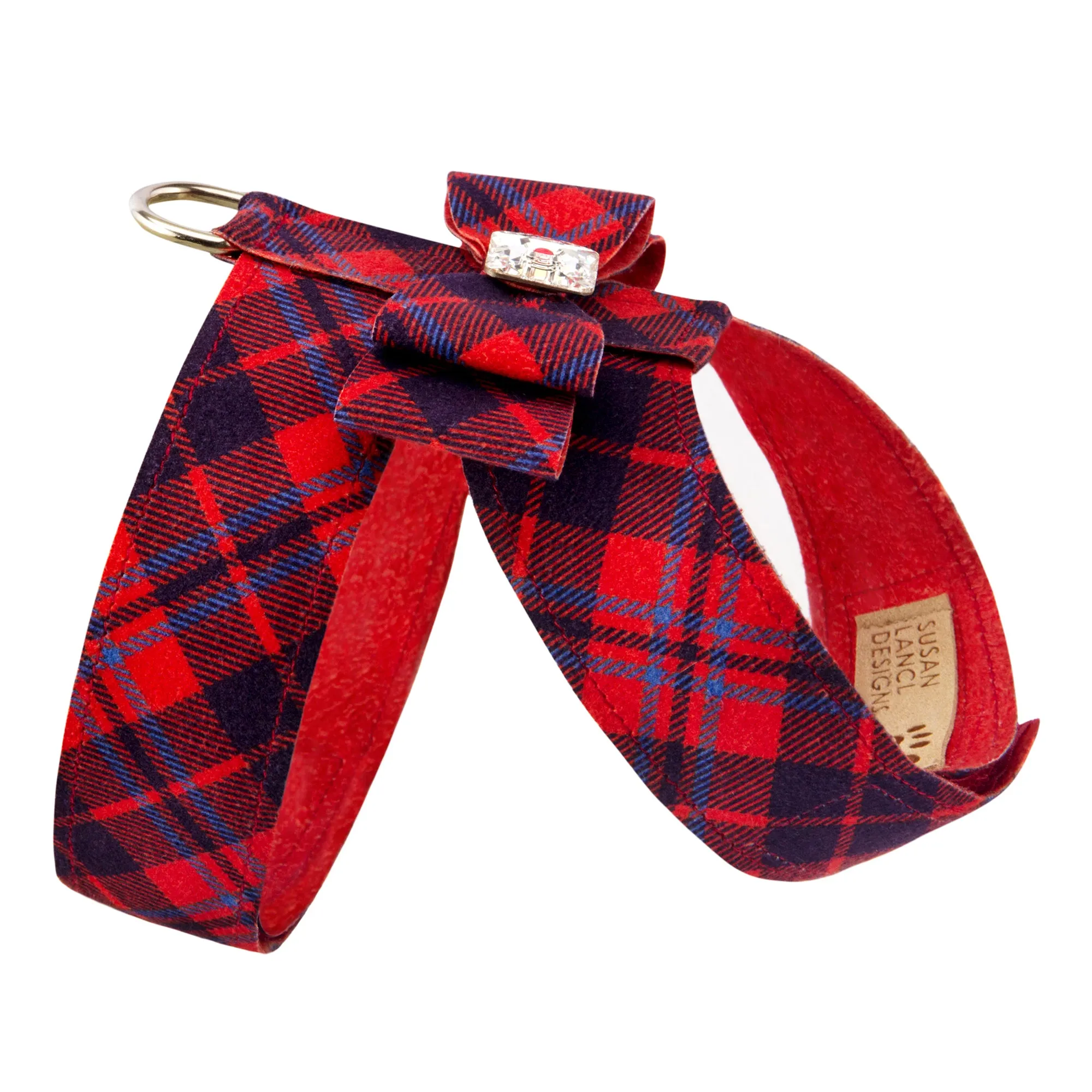 Scotty Chestnut Plaid Big Bow Tinkie Harness