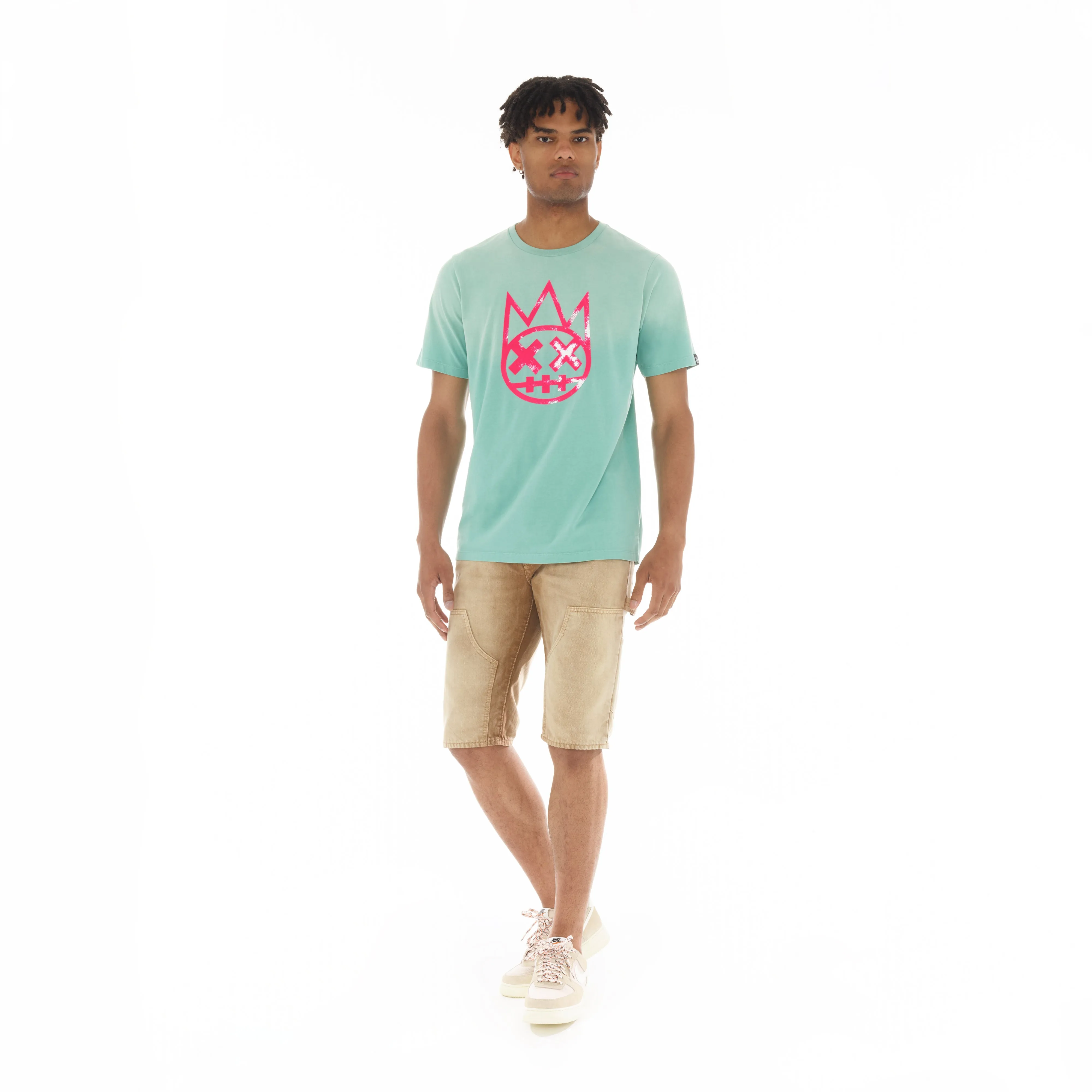 SHIMUCHAN LOGO SHORT SLEEVE CREW NECK TEE IN VINTAGE MINT