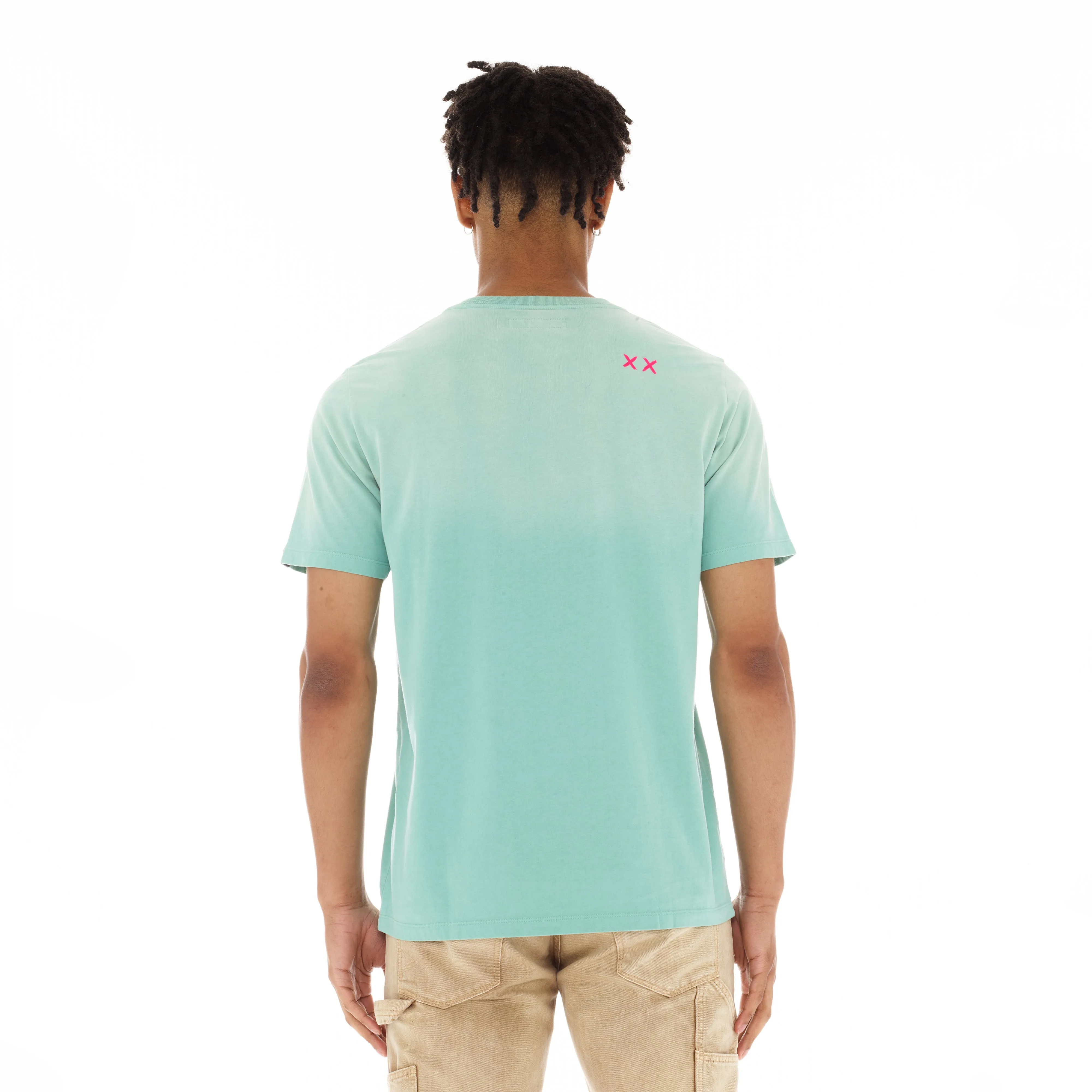 SHIMUCHAN LOGO SHORT SLEEVE CREW NECK TEE IN VINTAGE MINT