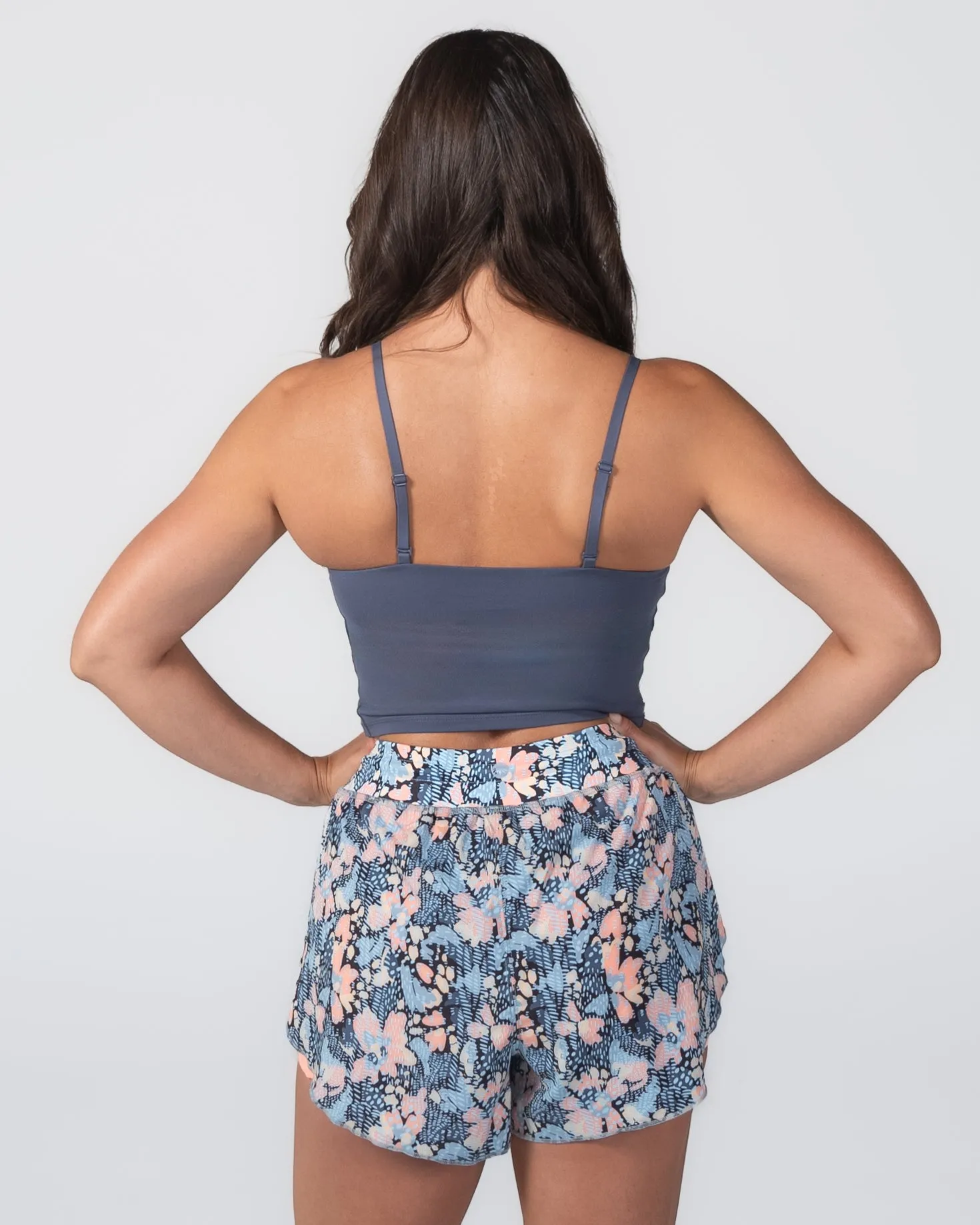 Skin Adjustable Crop Top - Light Navy