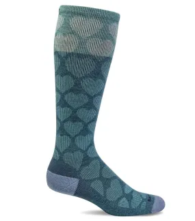 Sockwell Women's Heart Throb Compression Socks Blueridge