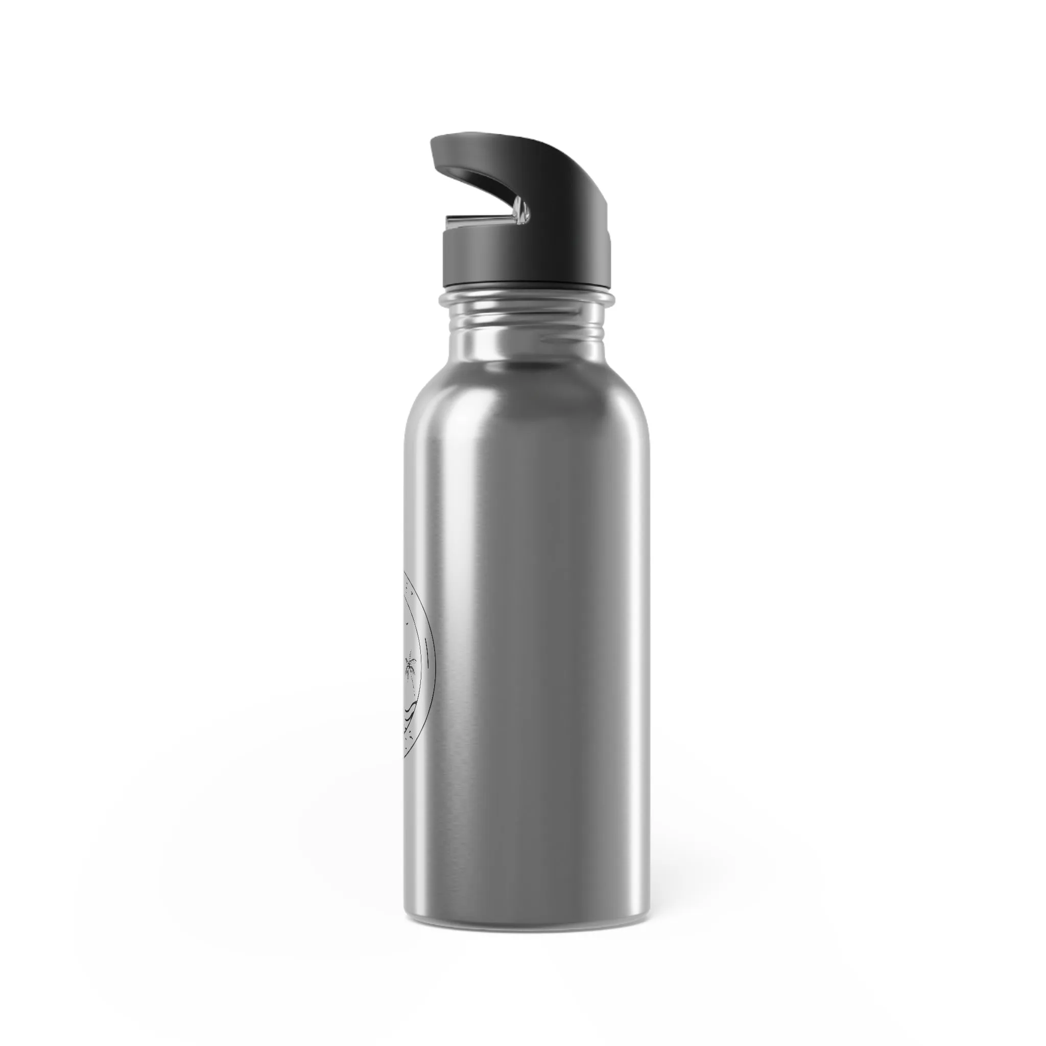 Stainless Steel Water Bottle With Straw, 20oz