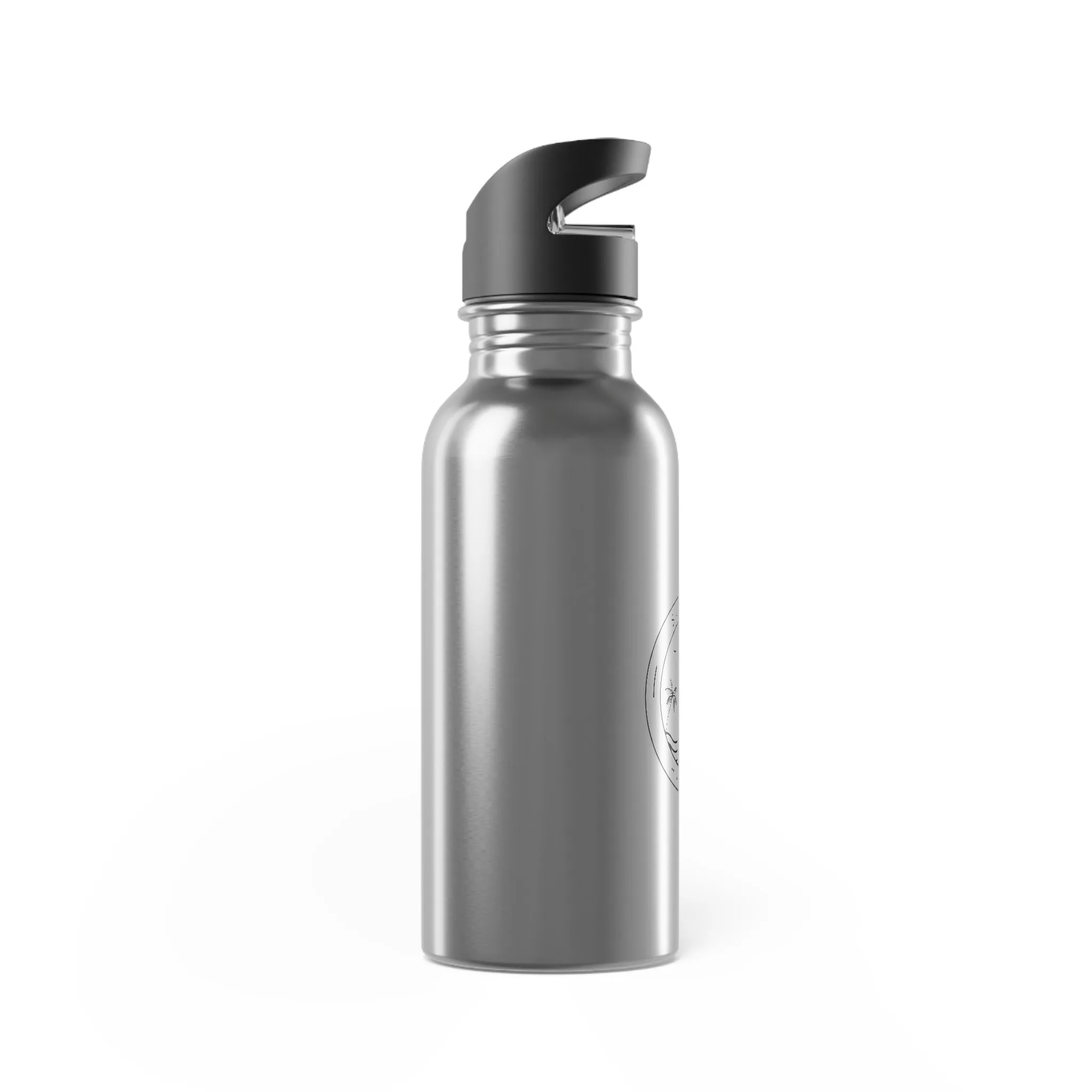 Stainless Steel Water Bottle With Straw, 20oz