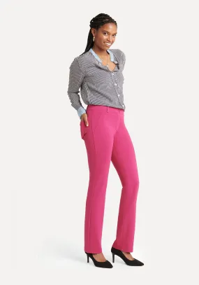 Straight Leg | Two-Pocket Straight-Leg Dress Pant Yoga Pants (Cactus Flower)