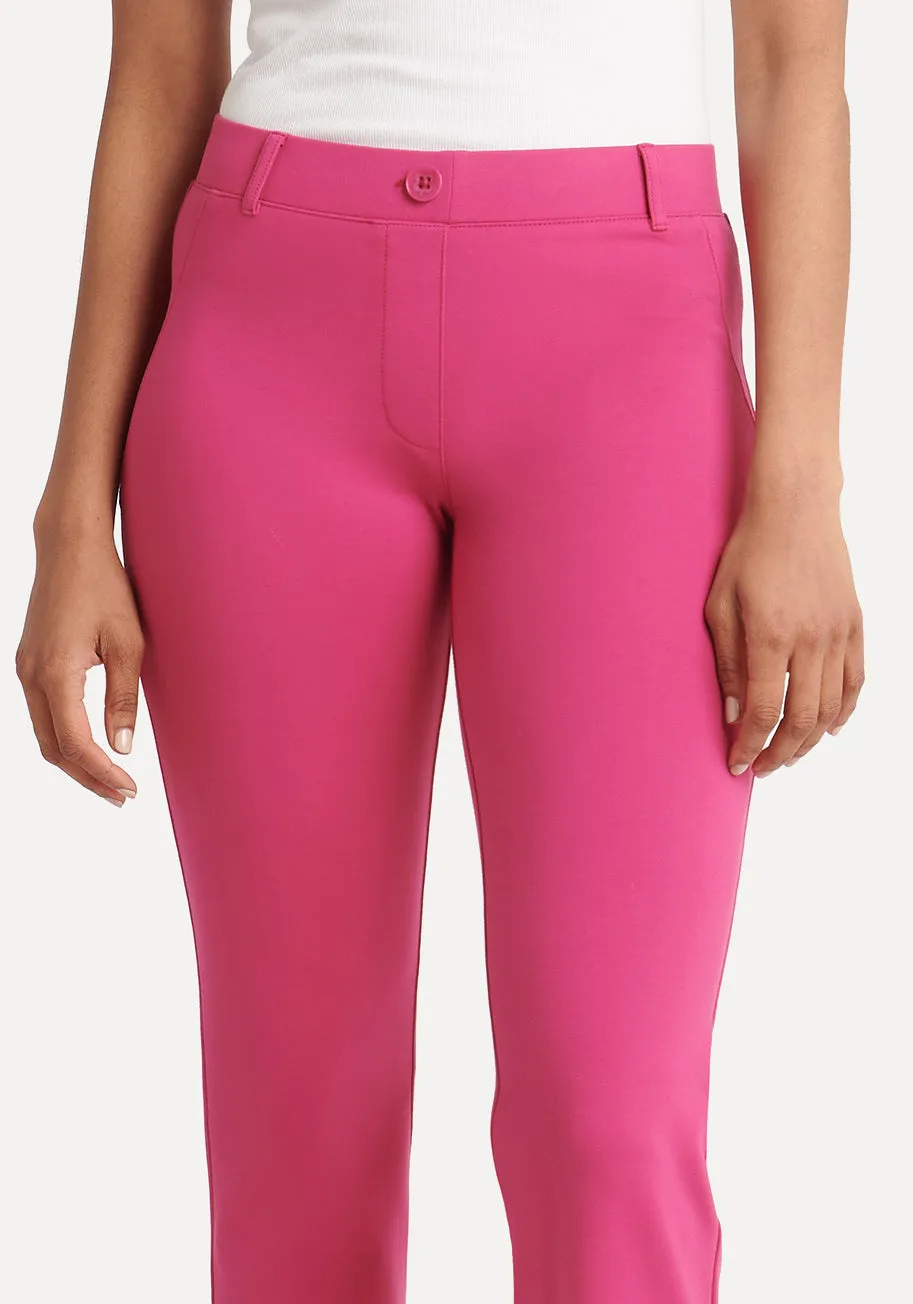 Straight Leg | Two-Pocket Straight-Leg Dress Pant Yoga Pants (Cactus Flower)