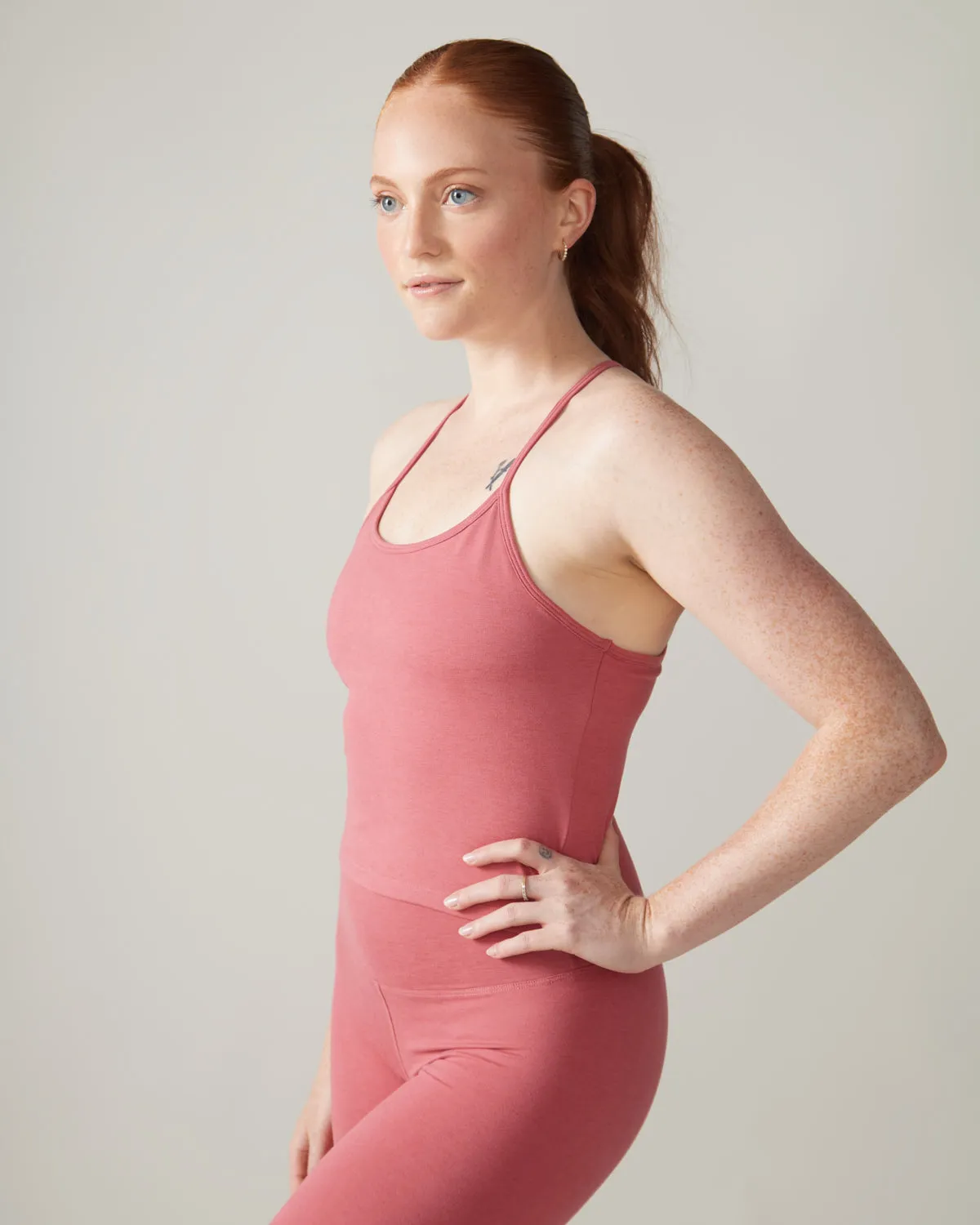 Summit Tank Top - Cherry