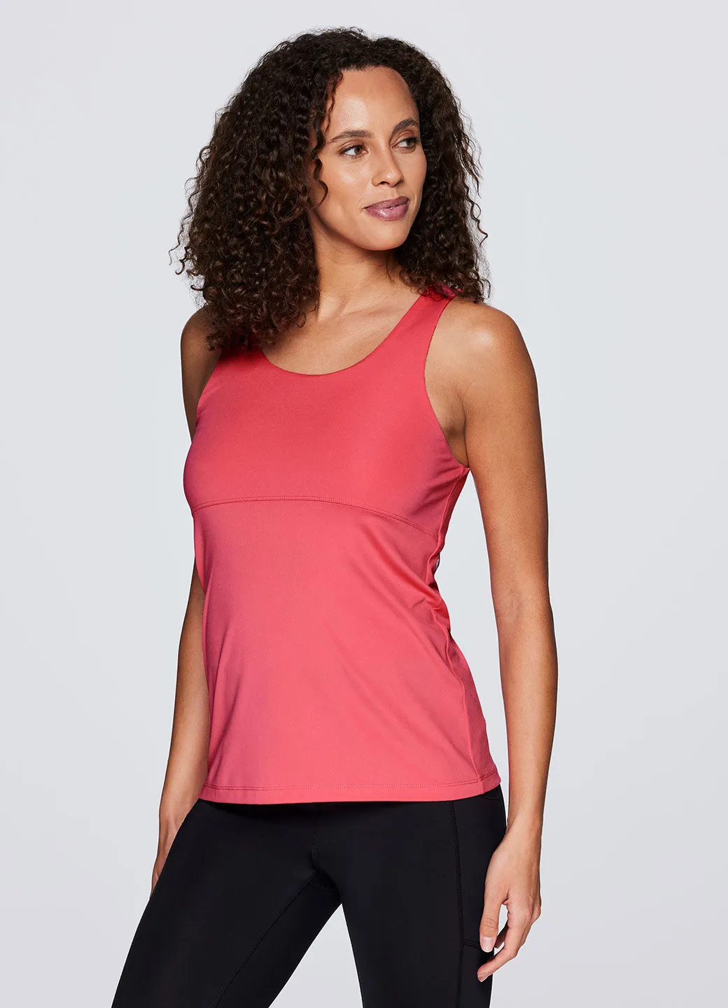 Super Soft Strappy Shelf Bra Tank