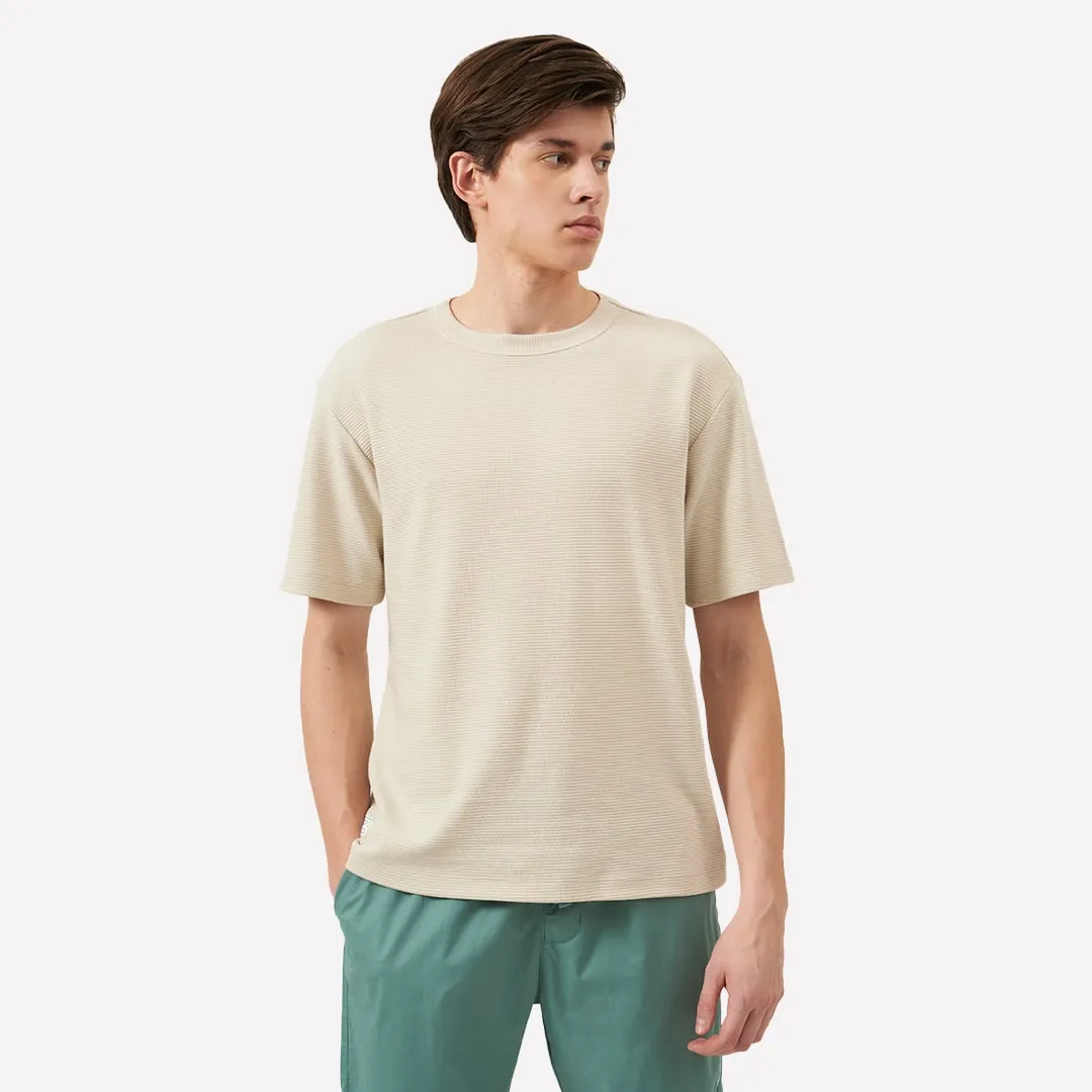 Textured-Relaxed-Fit-T-Shirt