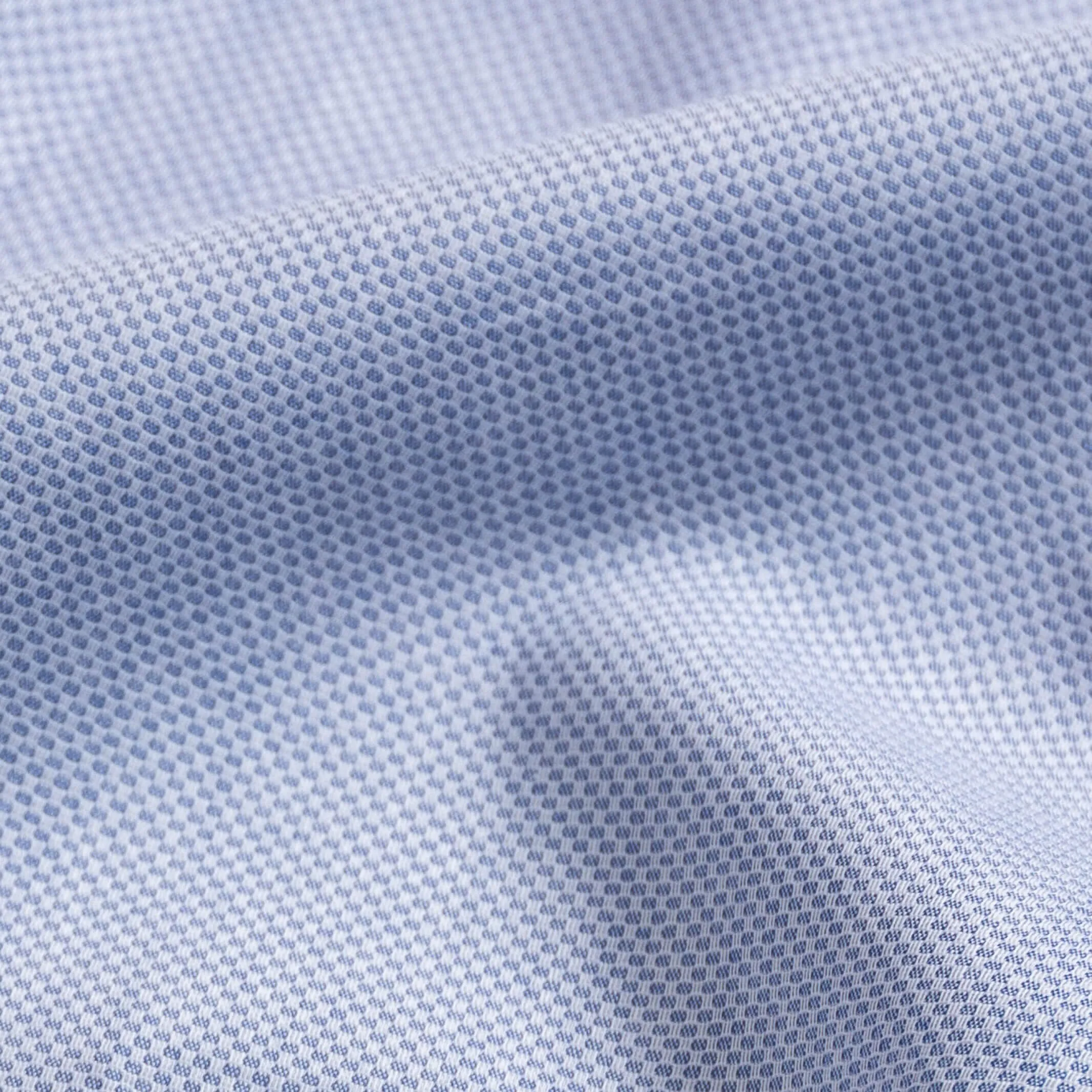 The Light Blue Caven Textured Weave Custom Shirt