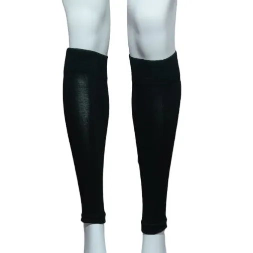 TRS technical football socks   leg warmers P644 P777 black