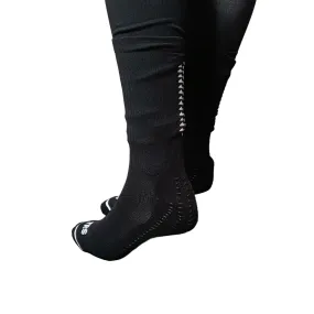 TRS technical football socks   leg warmers P644 P777 black