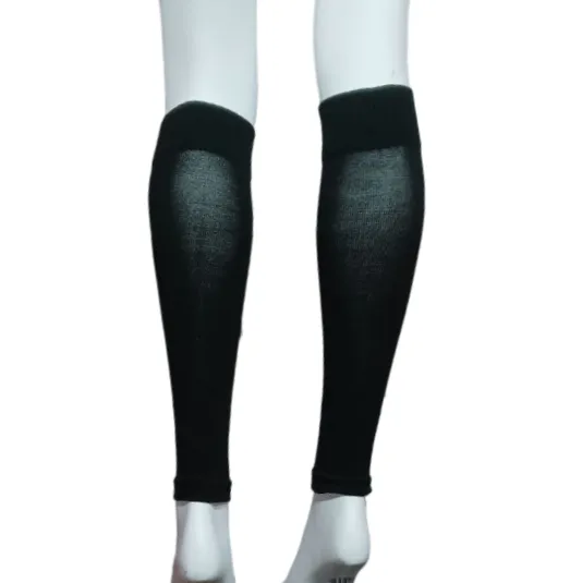 TRS technical football socks   leg warmers P644 P777 black