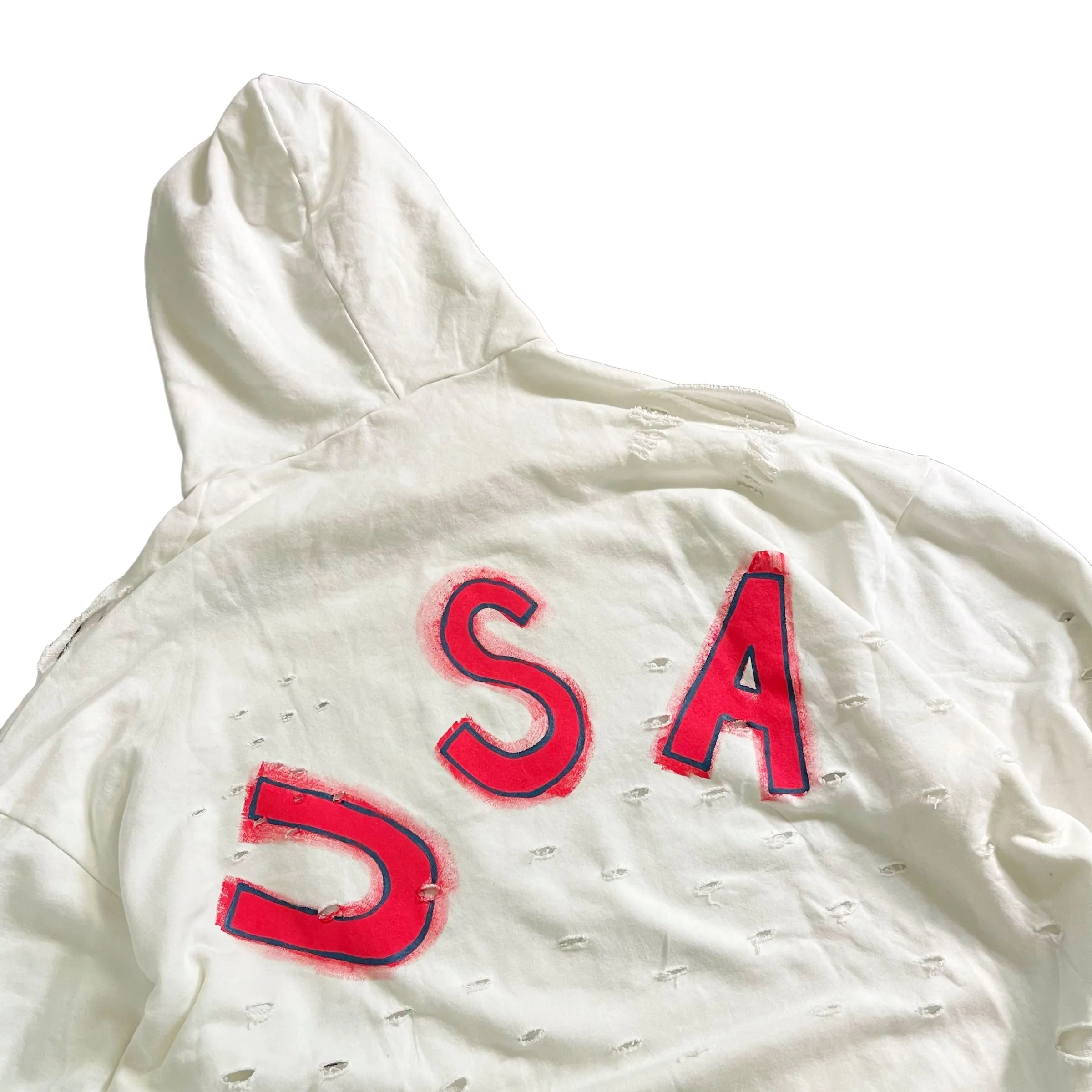 'USA USA USA' Painted Hoodie