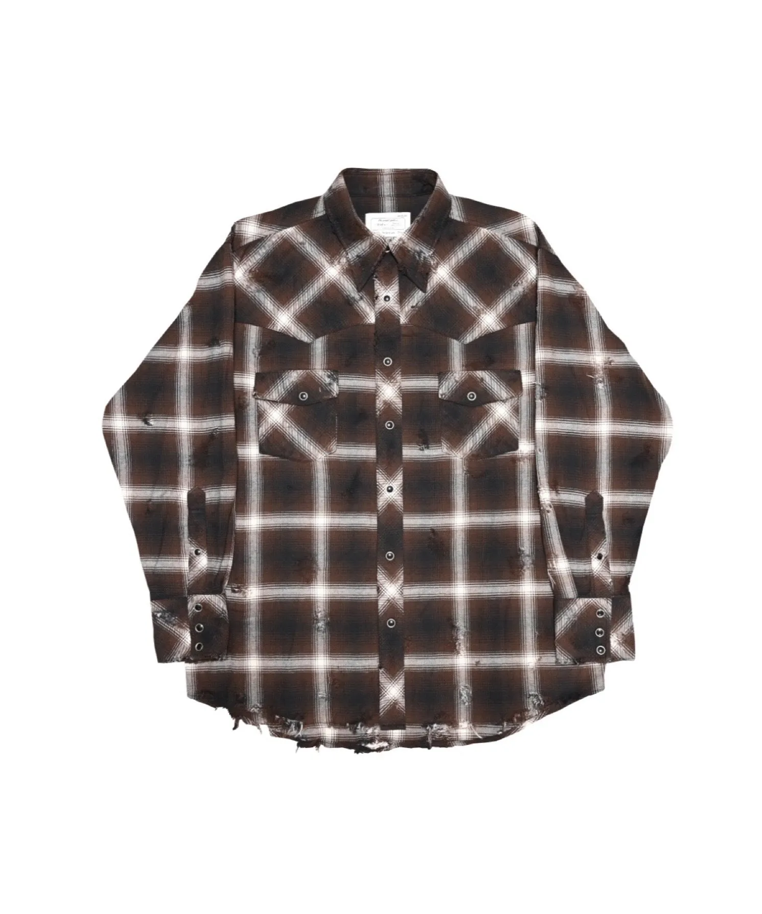 Western shirt "BROWN"